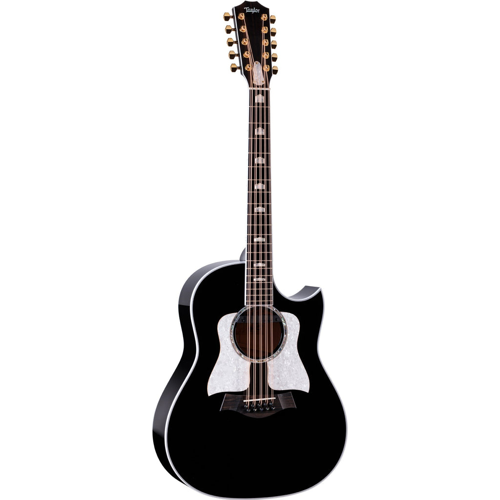 Taylor Somos 657ce Acoustic Electric 10-String Bajo Quinto - Black - View 4 | MusicMarket