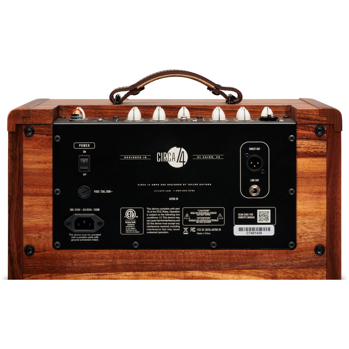 Taylor Circa 1974 Acoustic/Vocal Amp - Koa - View 8 | MusicMarket