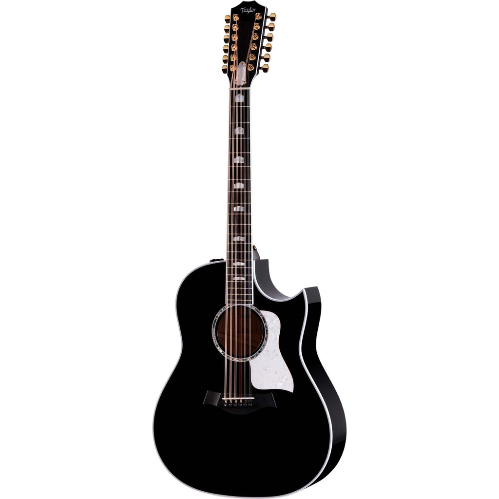 Taylor Somos 657ce 12-String Acoustic Electric Doce Doble - Black - View 2 | MusicMarket