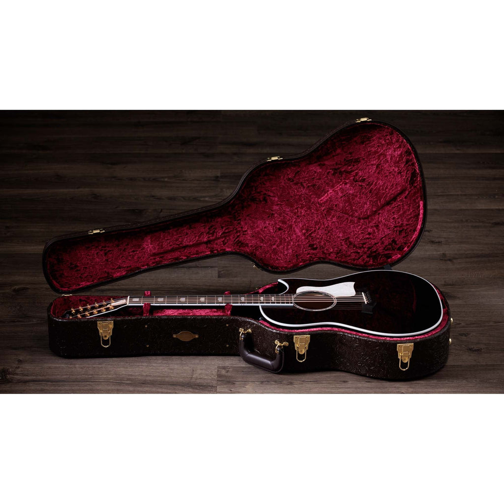 Taylor Somos 657ce 12-String Acoustic Electric Doce Doble - Black - View 8 | MusicMarket