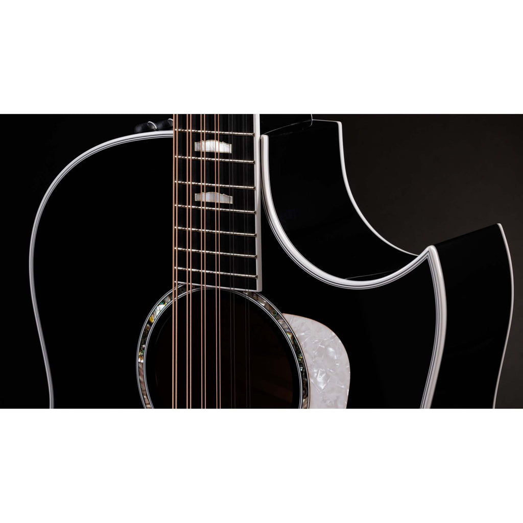 Taylor Somos 657ce 12-String Acoustic Electric Doce Doble - Black - View 7 | MusicMarket