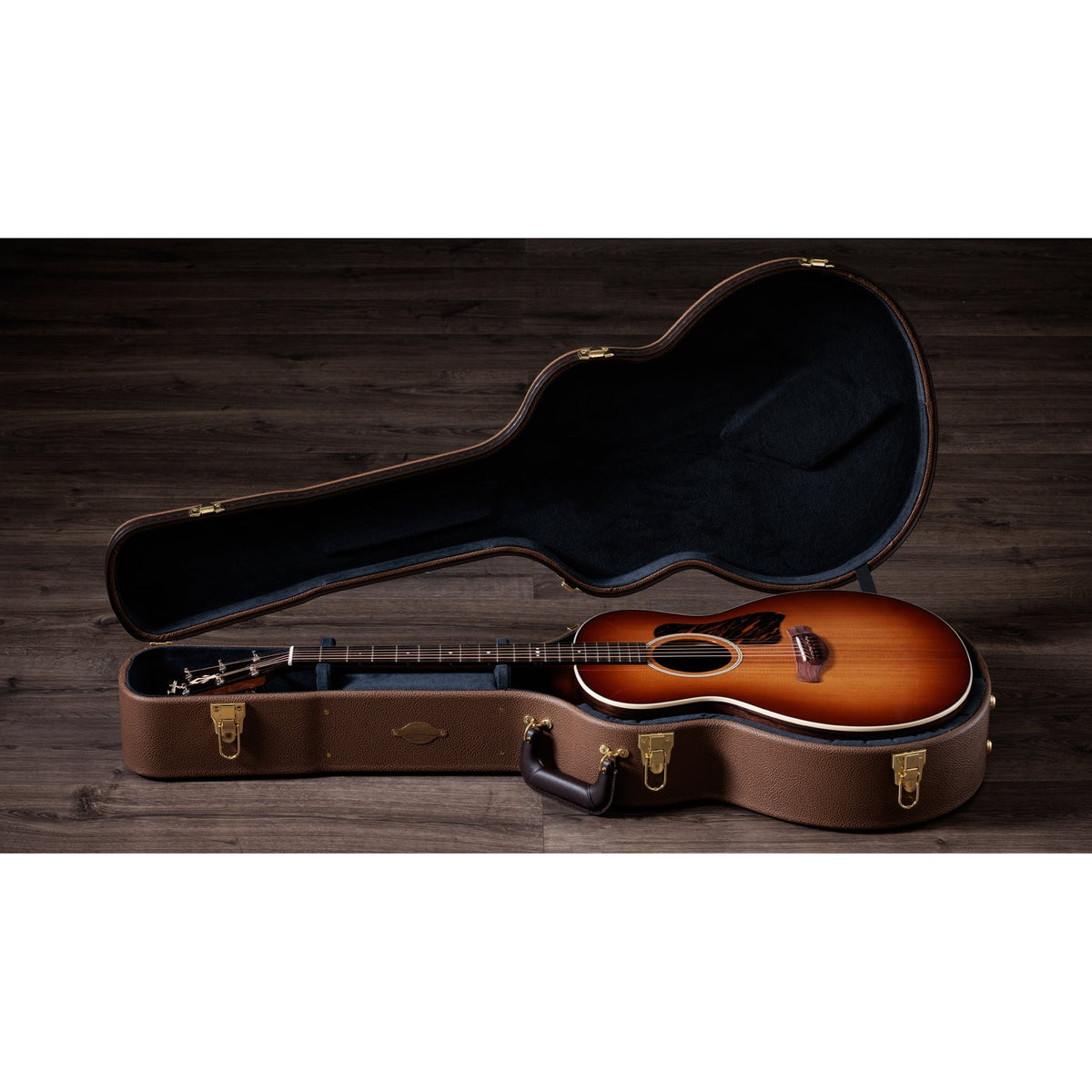 Taylor Gold Label 714e Acoustic Electric Guitar w/ Firestripe Pickguard - Sunburst - View 6 | MusicMarket