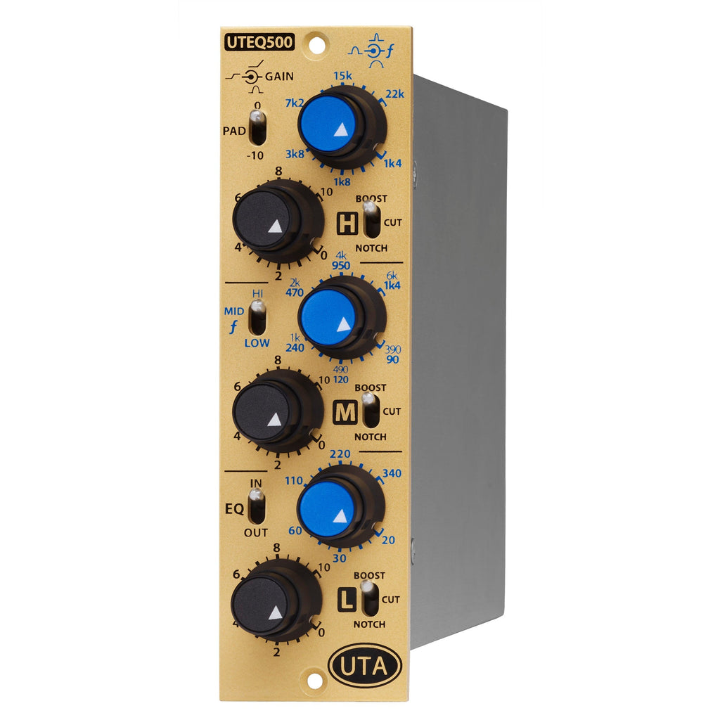 Undertone Audio UTEQ500 Console EQ for 500 Series - View 2 | MusicMarket
