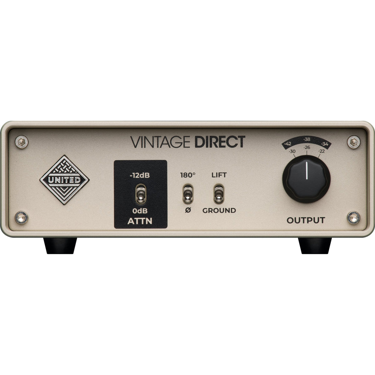 United Studio Technologies Vintage Direct - Vintage-Style Large-Transformer Direct Box - MusicMarket