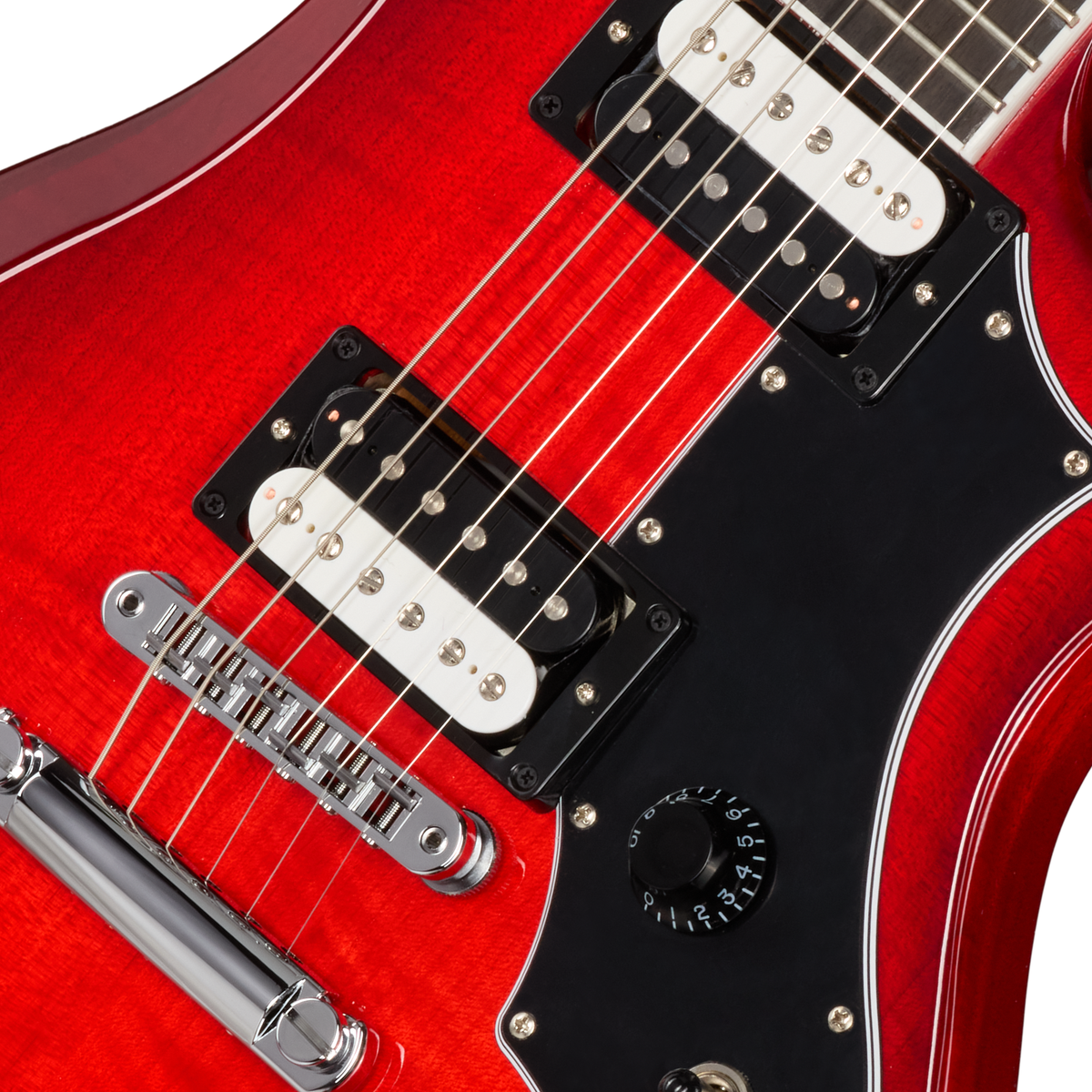 Gibson Victory Figured Top Electric Guitar - Cherry Burst - View 6 | MusicMarket