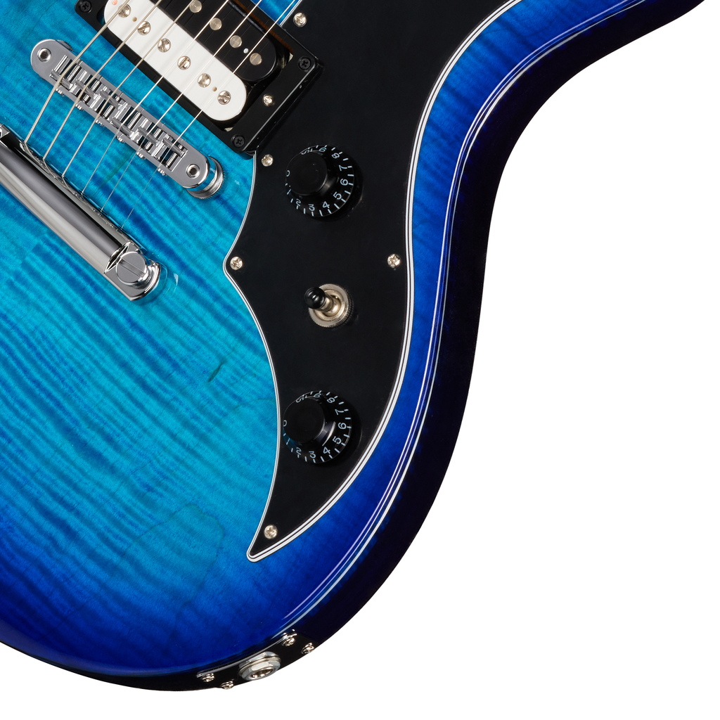 Gibson Victory Figured Top Electric Guitar - Cobalt Burst - View 7 | MusicMarket