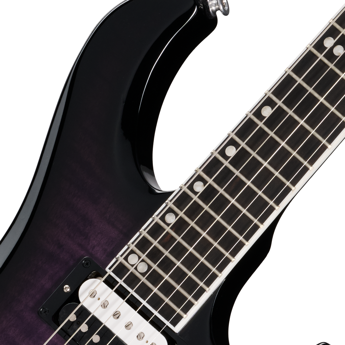 Gibson Victory Figured Top Electric Guitar - Dark Purple Burst - View 7 | MusicMarket