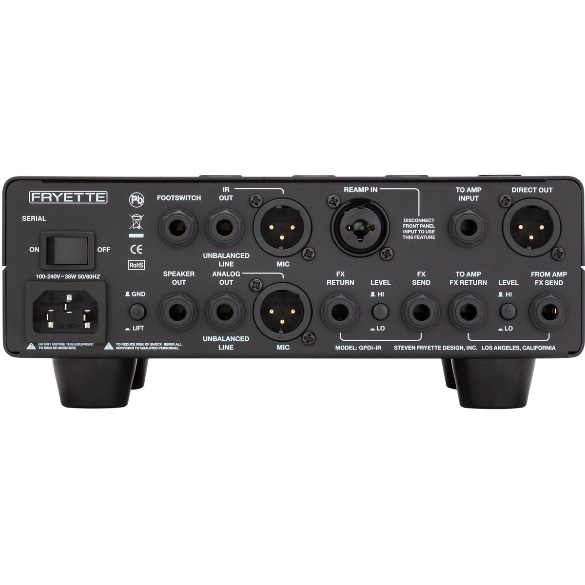 Fryette Valvulator GPDI/IR Direct Recording Tube Amplifier - View 4 | MusicMarket