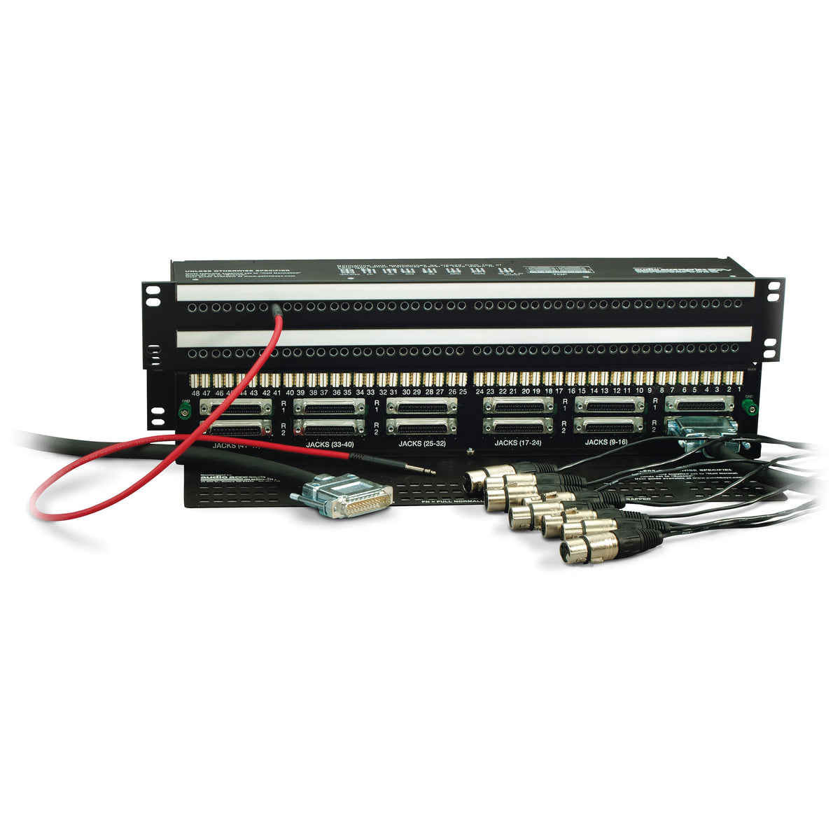 Audio Accessories 96 Point DB25 TT Patch Bay Programmable - MusicMarket