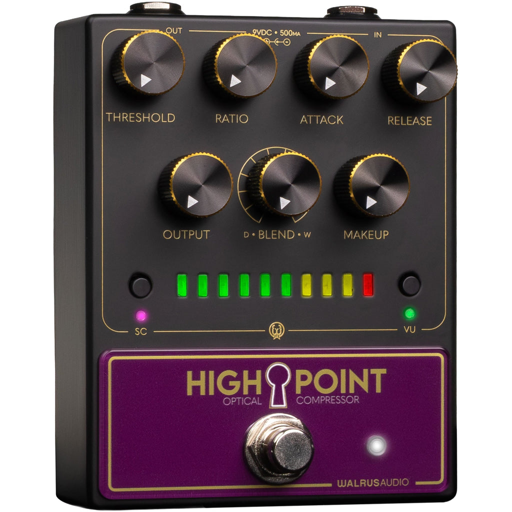 Walrus Audio Highpoint Optical Compressor Pedal - Black - View 2 | MusicMarket