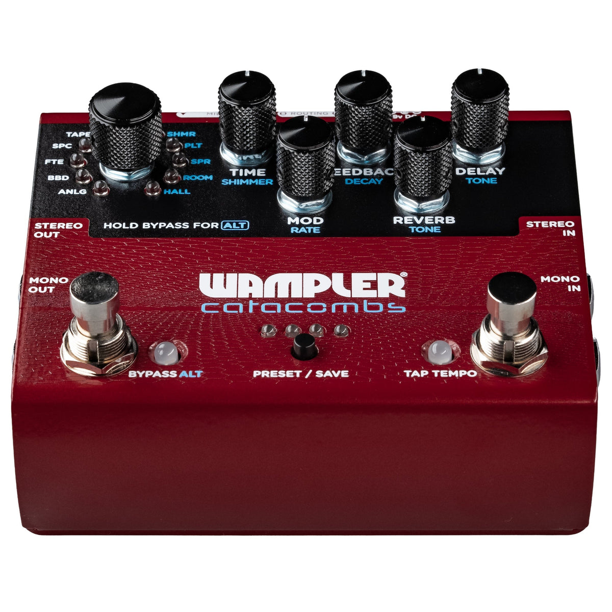 Wampler Pedals Catacombs Reverb and Delay Pedal - View 3 | MusicMarket