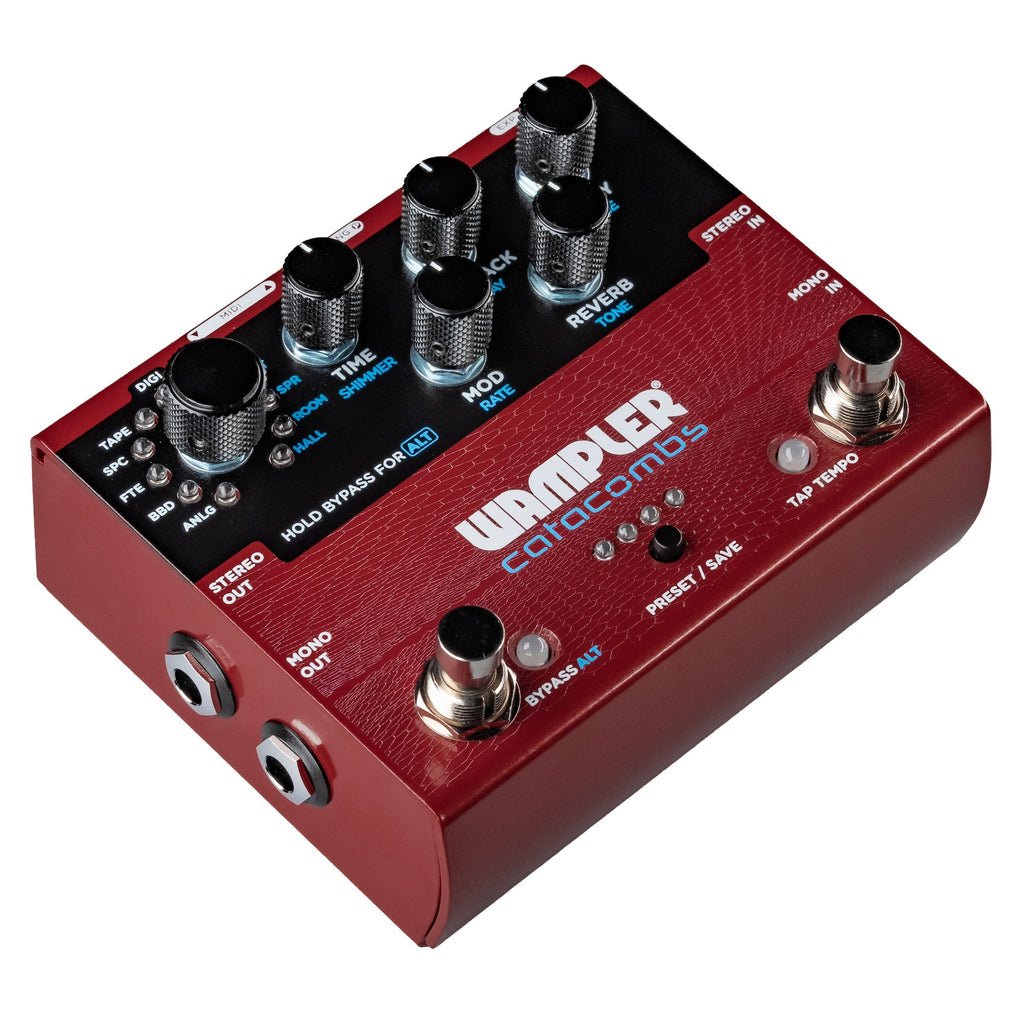 Wampler Pedals Catacombs Reverb and Delay Pedal - View 4 | MusicMarket