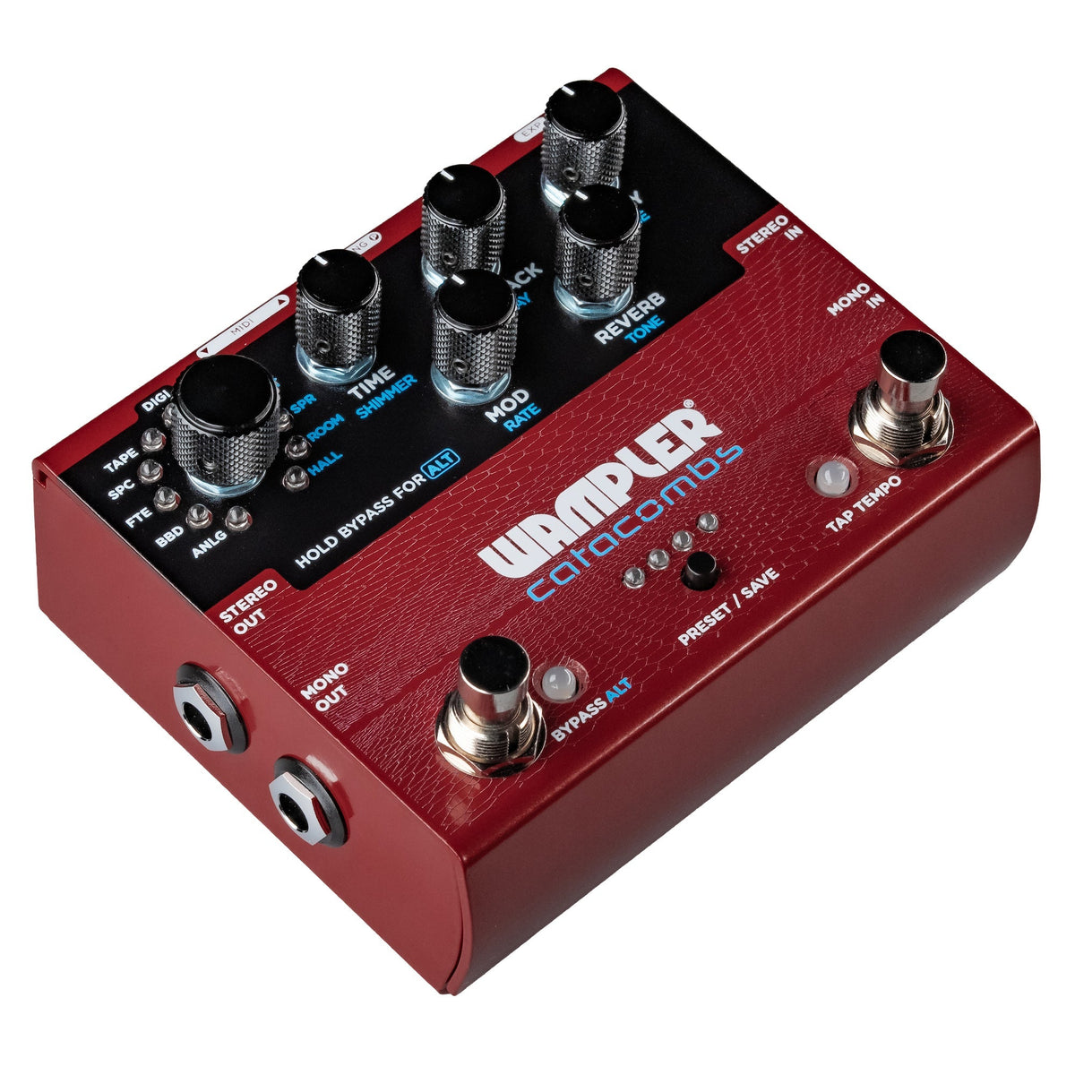Wampler Pedals Catacombs Reverb and Delay Pedal - View 4 | MusicMarket