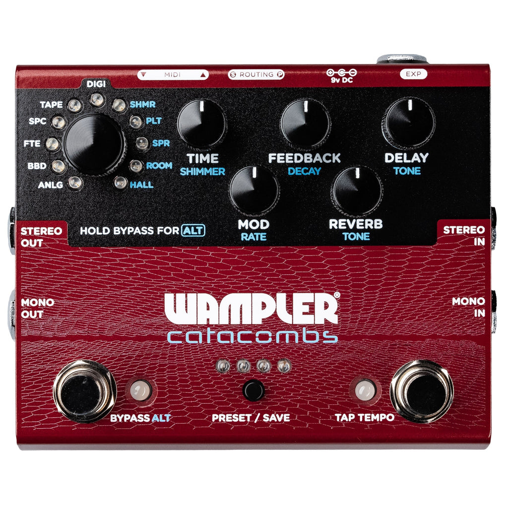 Wampler Pedals Catacombs Reverb and Delay Pedal - MusicMarket
