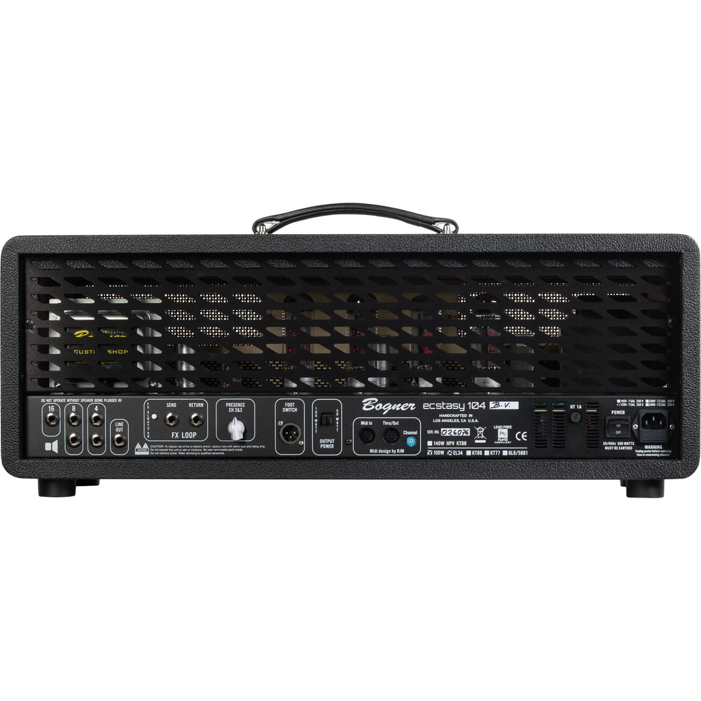 Bogner Ecstasy EL34 100W Head Amplifier - Black Voicing - View 2 | MusicMarket