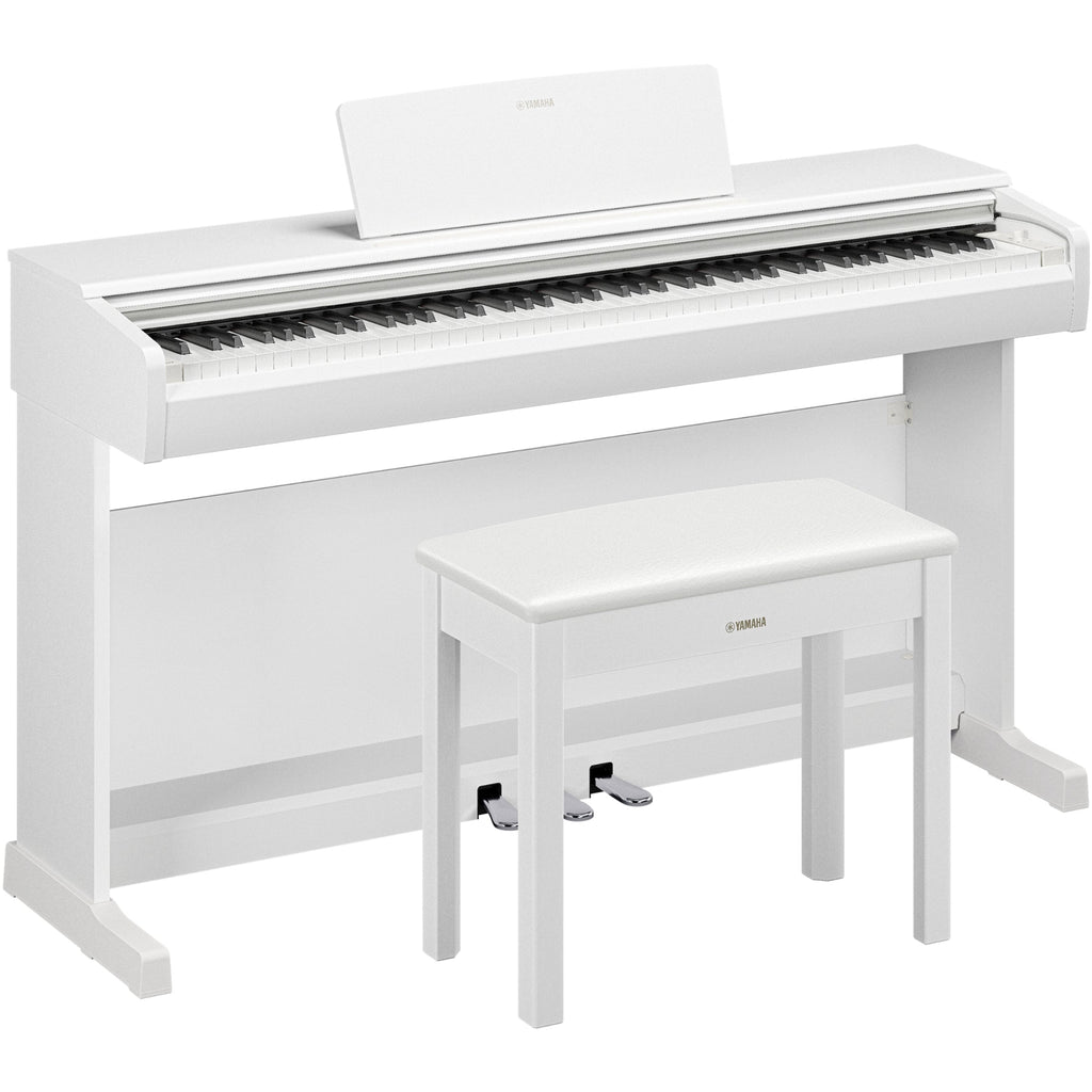 Yamaha YDP-146 Arius Upright Digital Piano - White - View 3 | MusicMarket