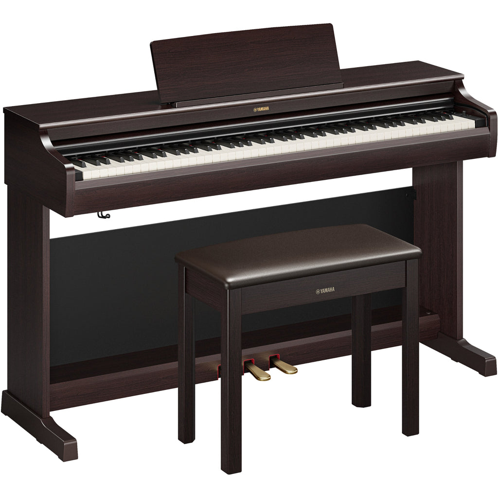 Yamaha YDP-166 Arius Upright Digital Piano - Rosewood - View 3 | MusicMarket