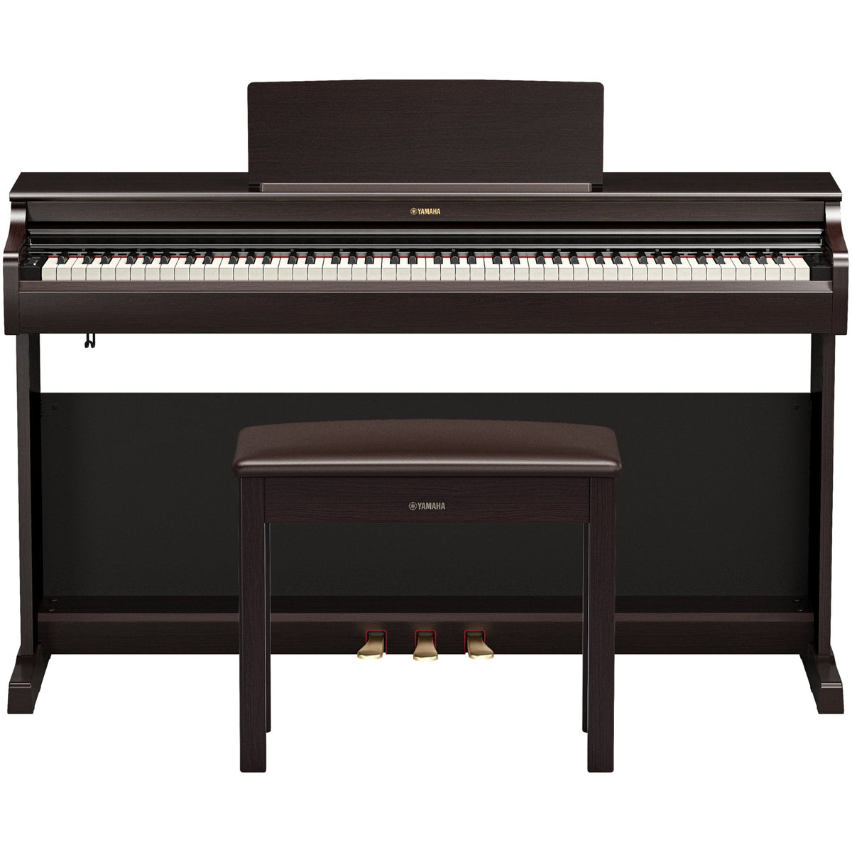 Yamaha YDP-166 Arius Upright Digital Piano - Rosewood - MusicMarket