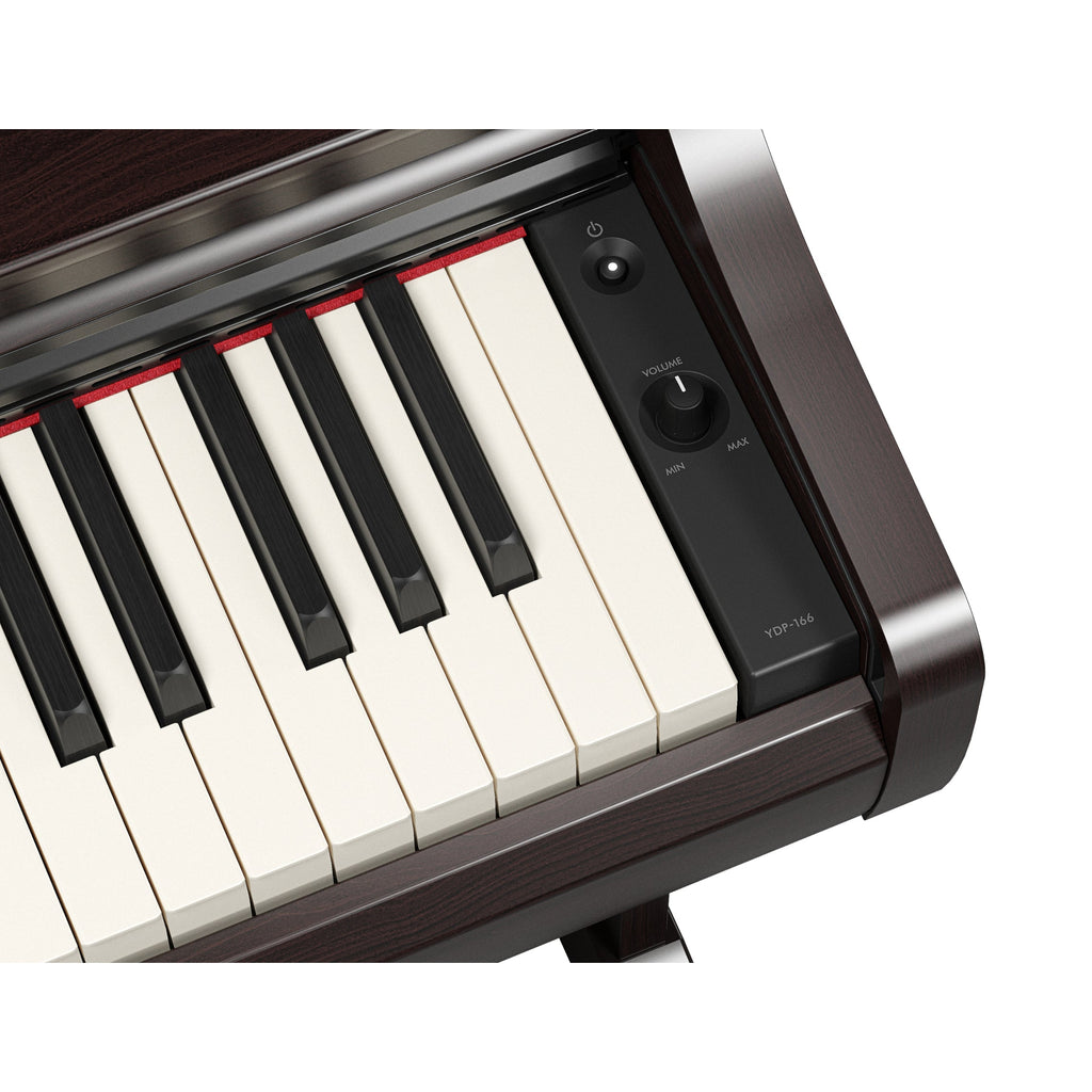 Yamaha YDP-166 Arius Upright Digital Piano - Rosewood - View 5 | MusicMarket