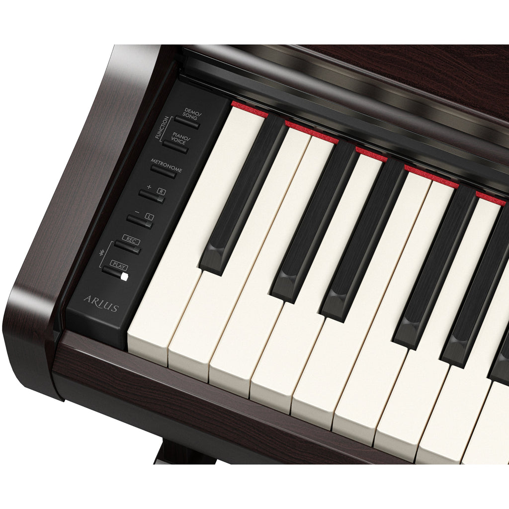 Yamaha YDP-166 Arius Upright Digital Piano - Rosewood - View 6 | MusicMarket