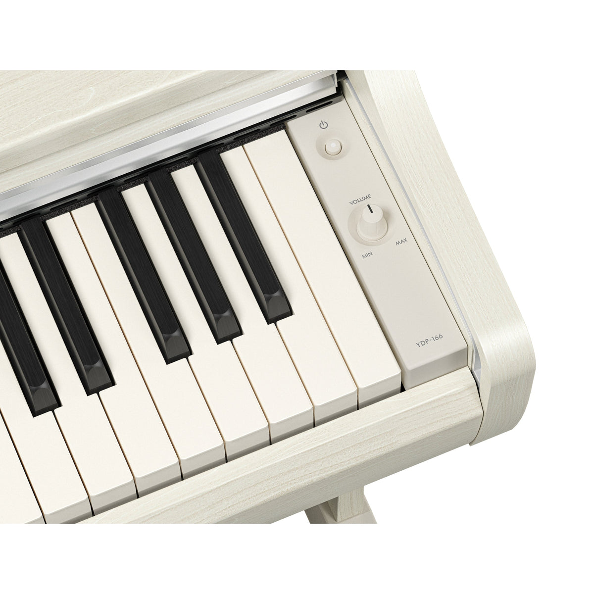 Yamaha YDP-166 Arius Upright Digital Piano - White Birch - View 5 | MusicMarket