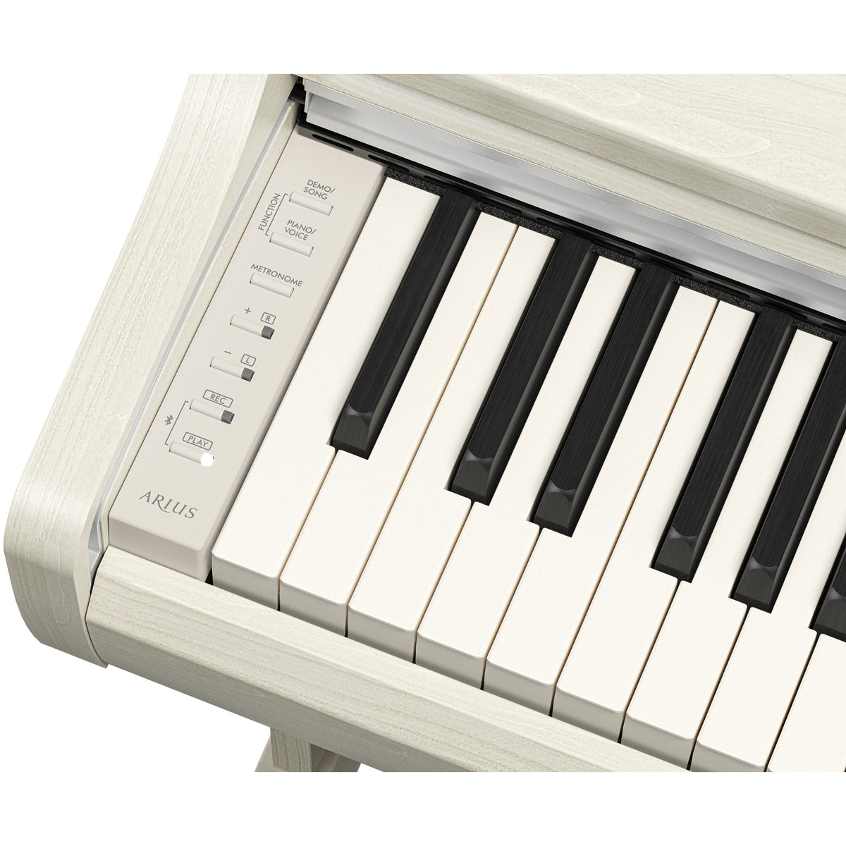 Yamaha YDP-166 Arius Upright Digital Piano - White Birch - View 6 | MusicMarket