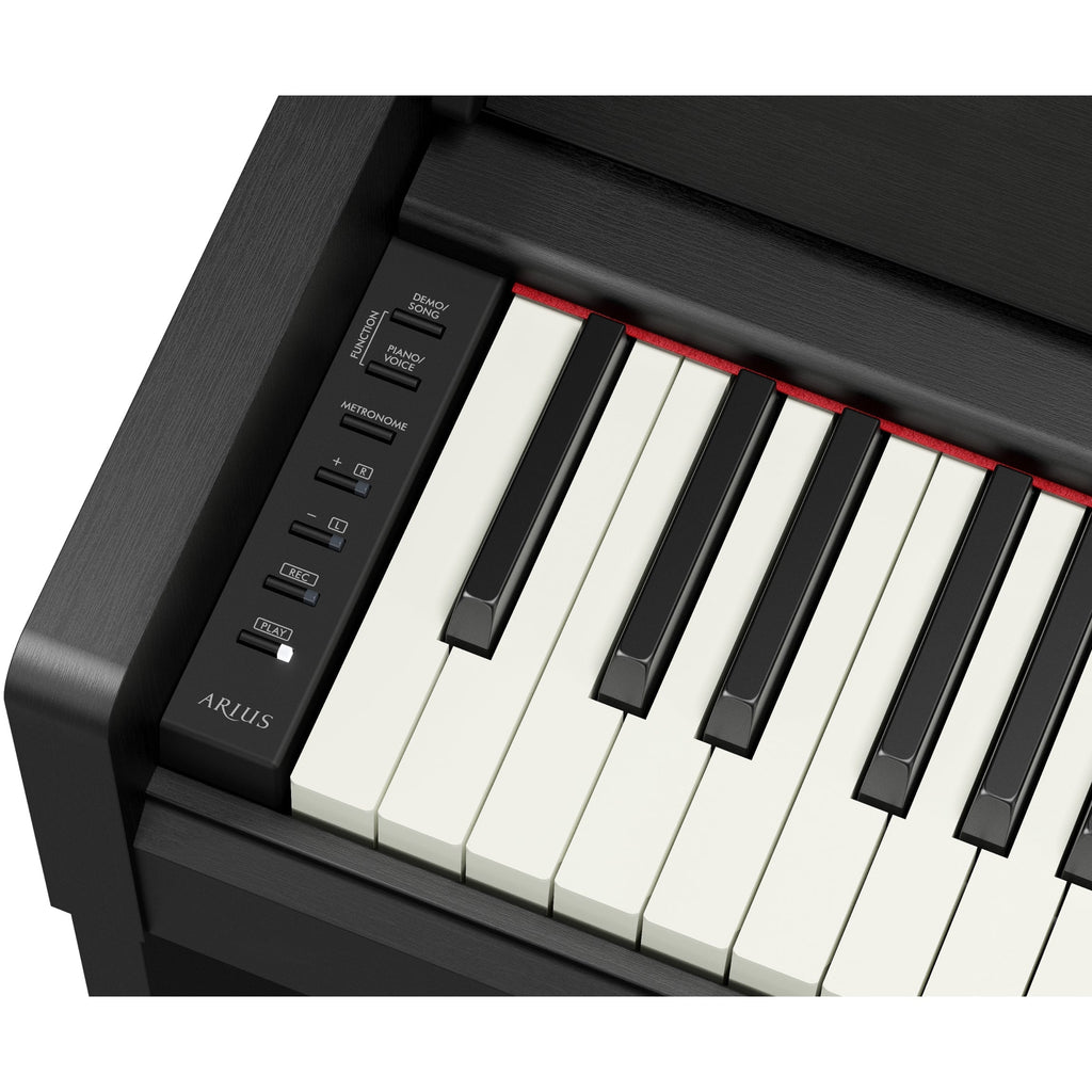 Yamaha YDP-S36 Arius Slim Upright Digital Piano - Black - View 6 | MusicMarket