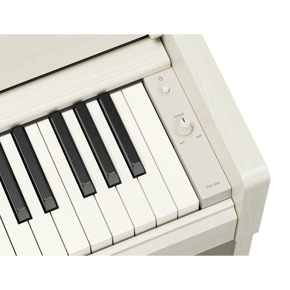 Yamaha YDP-S36 Arius Slim Upright Digital Piano - White Birch - View 5 | MusicMarket