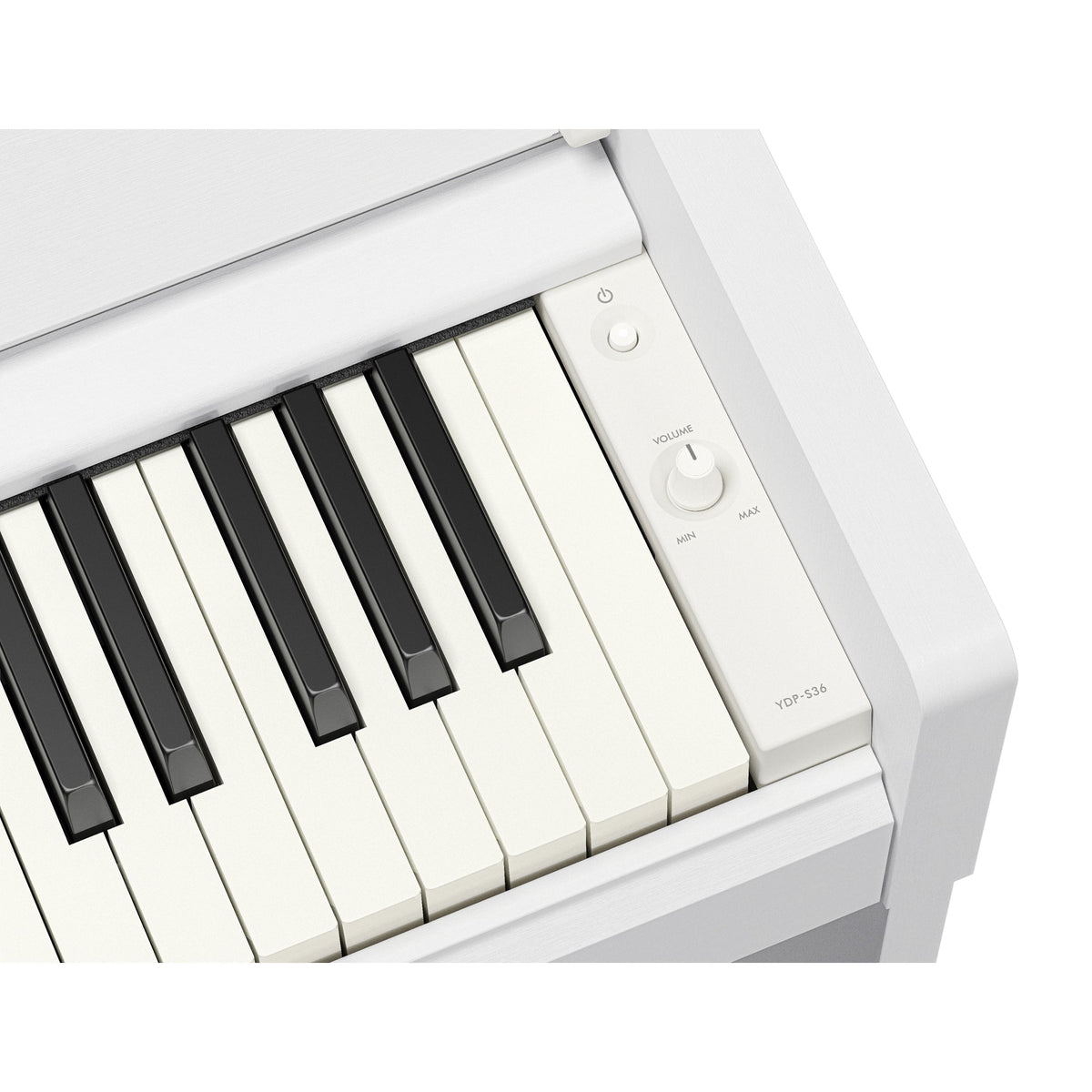 Yamaha YDP-S36 Arius Slim Upright Digital Piano - White - View 5 | MusicMarket