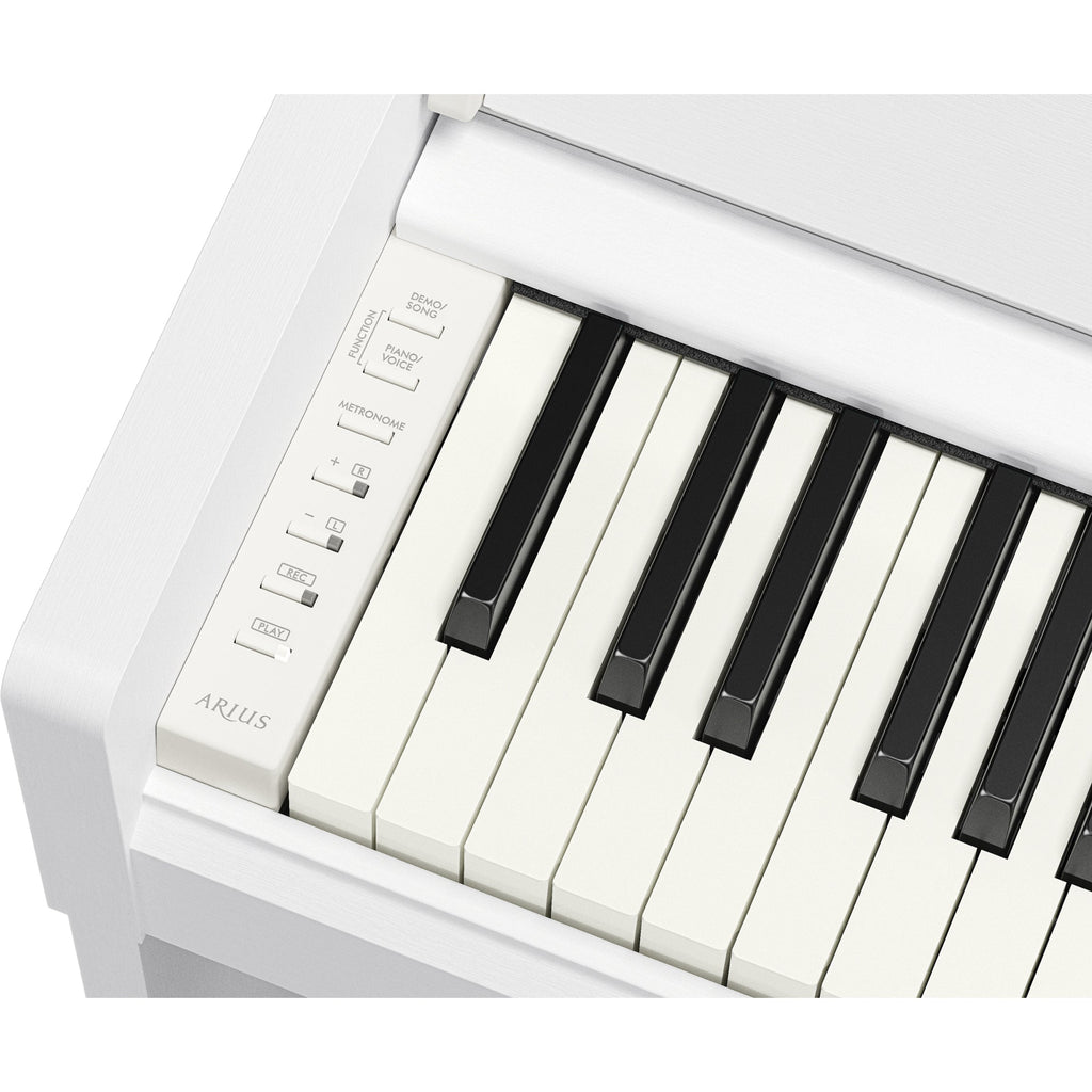 Yamaha YDP-S36 Arius Slim Upright Digital Piano - White - View 6 | MusicMarket