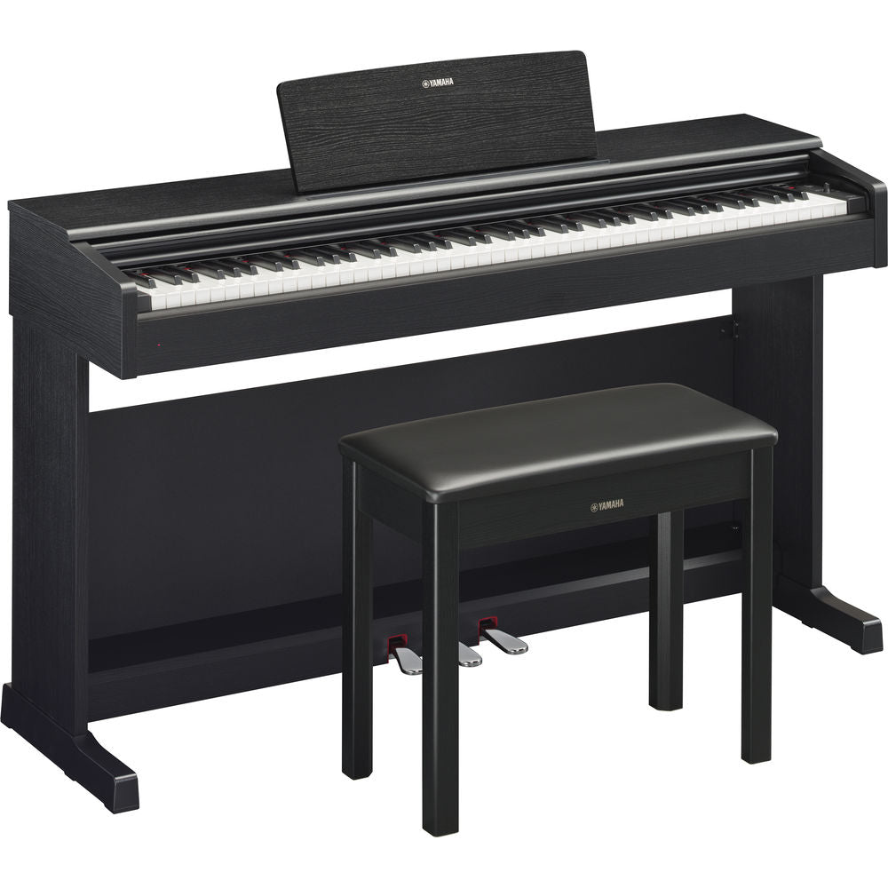Yamaha YDP-144 Traditional Console Digital Piano with Bench - Black - View 3 | MusicMarket