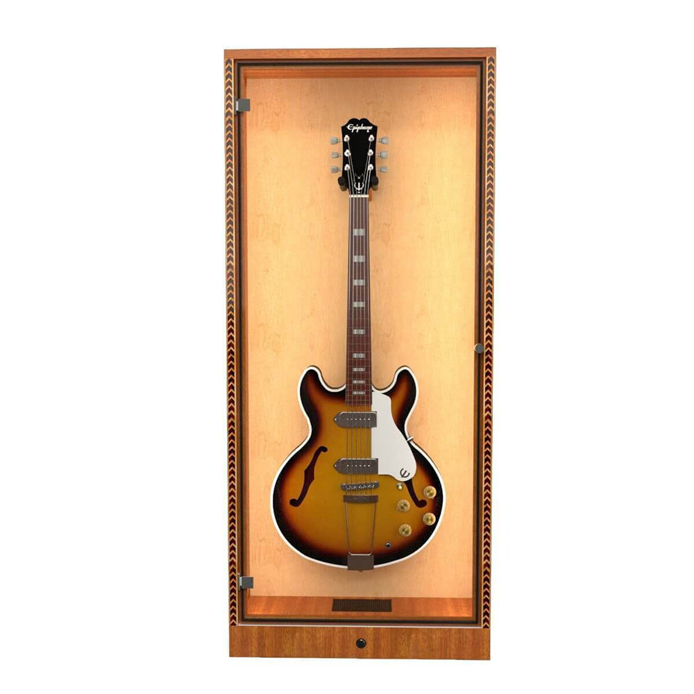 A&S Show-Case Deluxe Guitar Display Cabinet - MUSICTONER