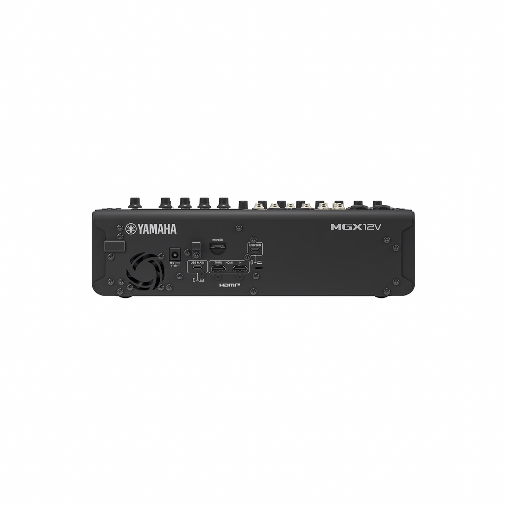 Yamaha MGX12V Digital Mixer - Black - View 2 | MusicMarket