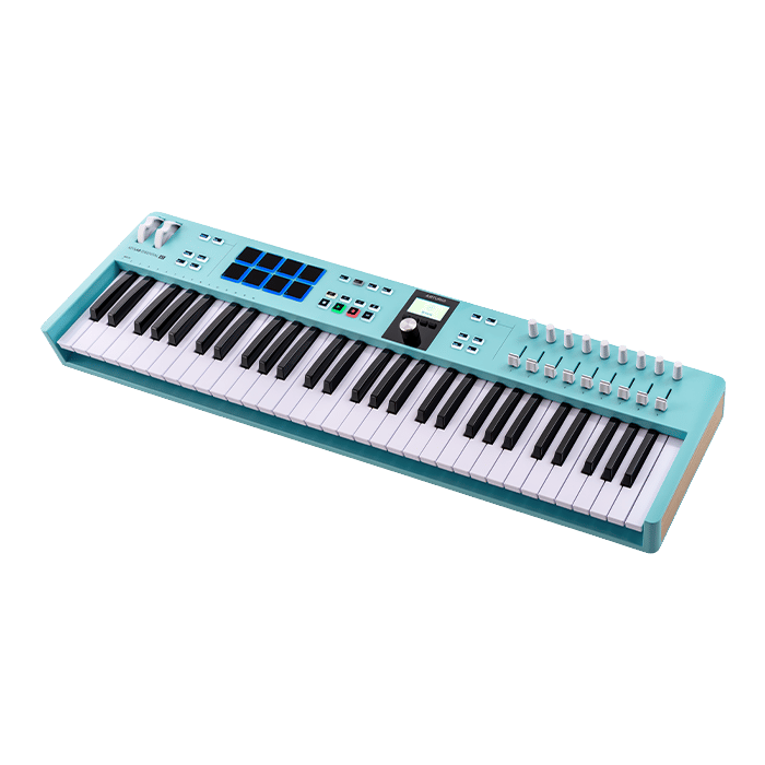 Arturia Keylab Essential 61 MK3 MIDI Controller - Aquamarine - View 4 | MusicMarket