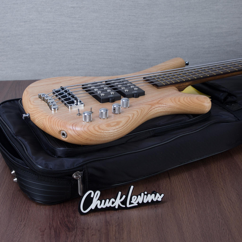 Warwick Pro Series Corvette 5-String Electric Bass Guitar - Natural Transparent Satin - #GPS L 010778-22 - View 9