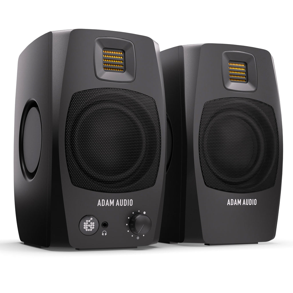 ADAM Audio D3V Desktop Monitors - Black Pair - MusicMarket