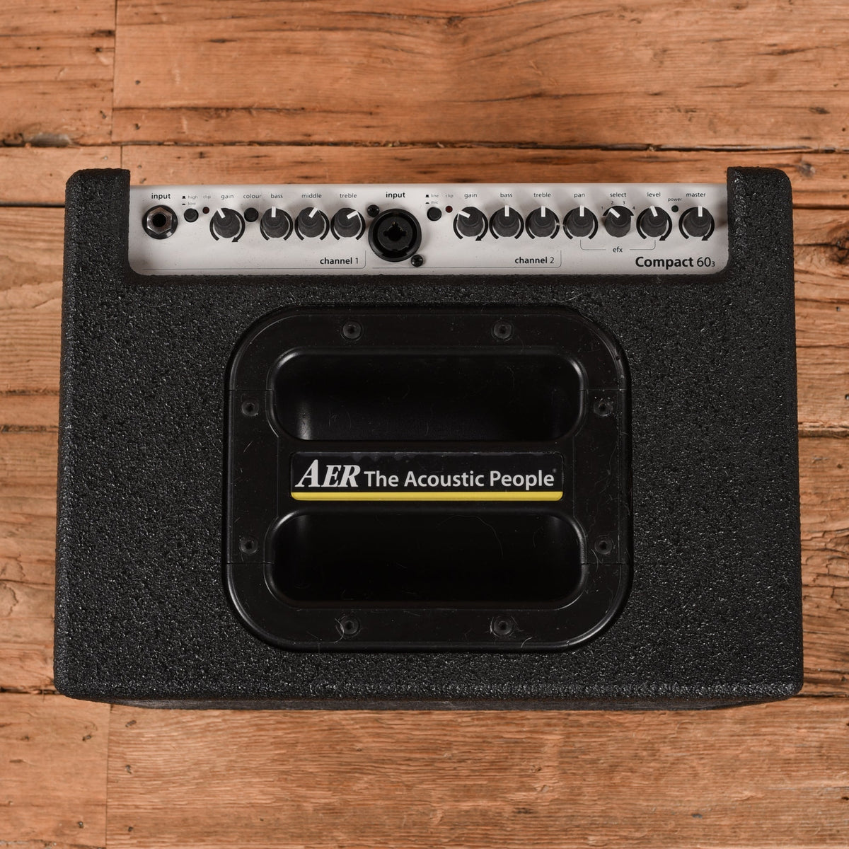 AER Compact 60/3 60-Watt 1x8" Acoustic Guitar Amp - Angle 3 | MUSICTONER