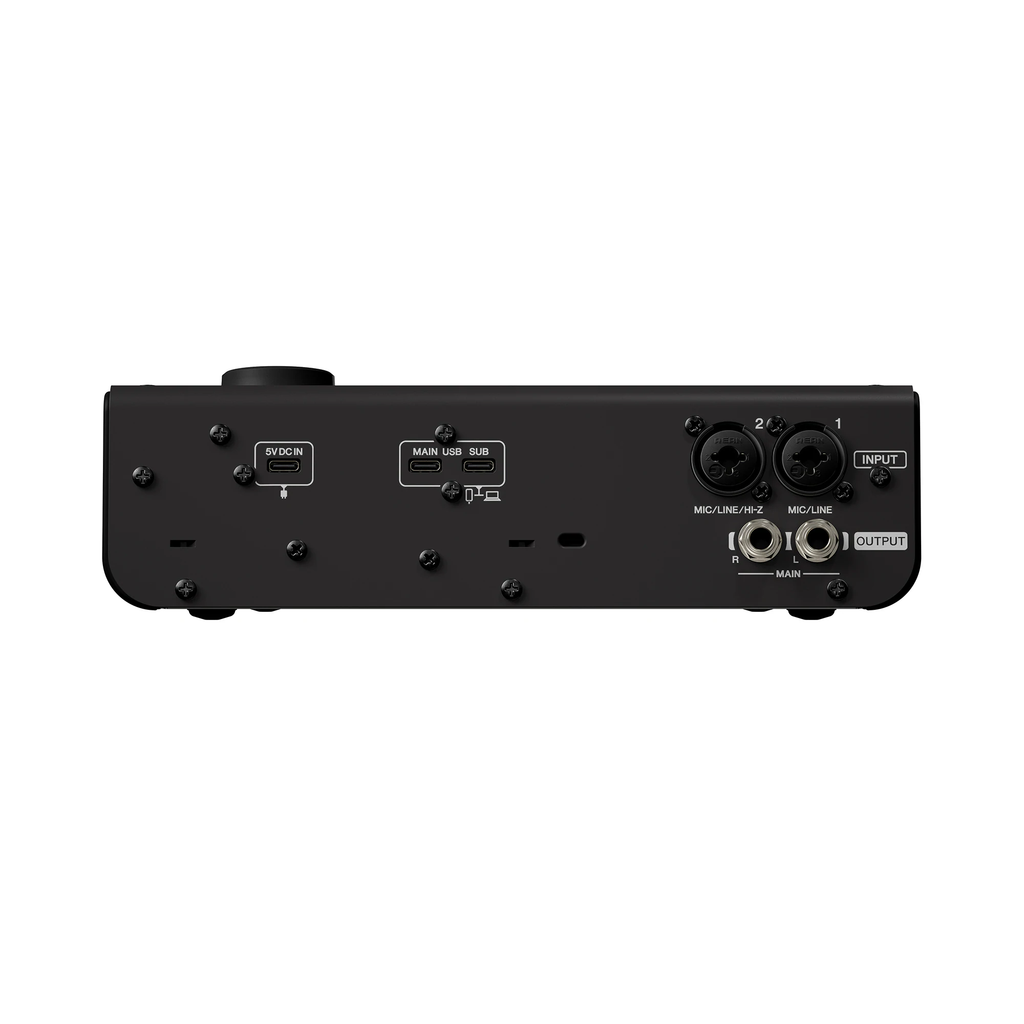 Yamaha URX22 USB-C Audio and Video Interface - Black - View 2 | MusicMarket