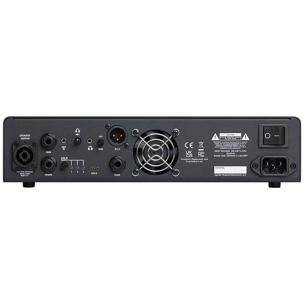 Aguilar AG700V2 Gen 2 700-Watt Bass Amplifier Head - View 2 | MusicMarket