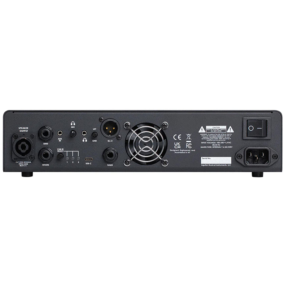 Aguilar TH700 V2 ToneHammer Gen 2 700 Watt Bass Head - View 2 | MusicMarket