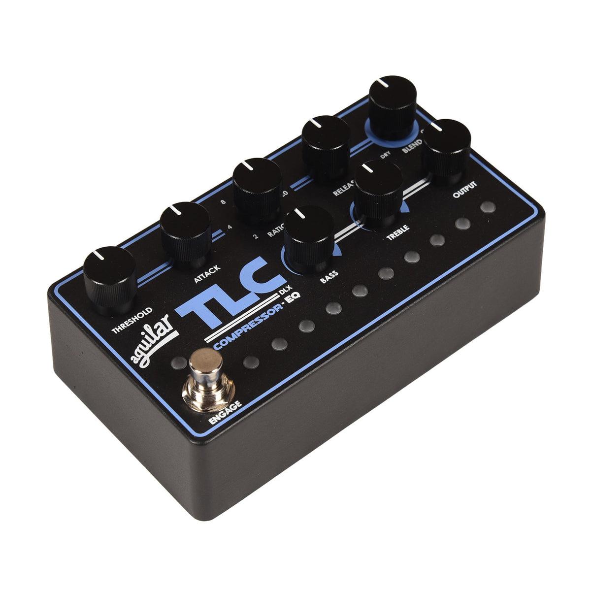 Aguilar TLC Compressor EQ DLX Bass Pedal - Angle 2 | MUSICTONER