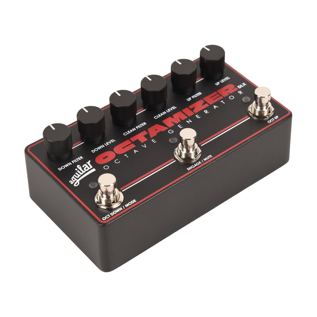 Aguiltar Octamizer DLX Bass Octave Pedal - Angle 2 | MUSICTONER