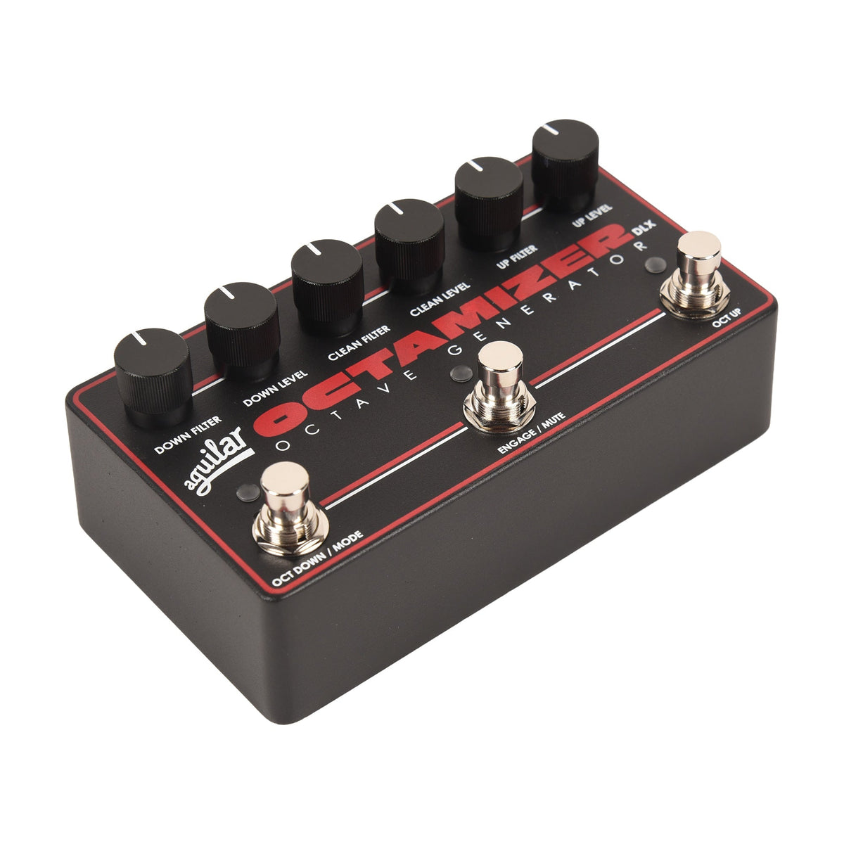 Aguiltar Octamizer DLX Bass Octave Pedal - Angle 2 | MUSICTONER