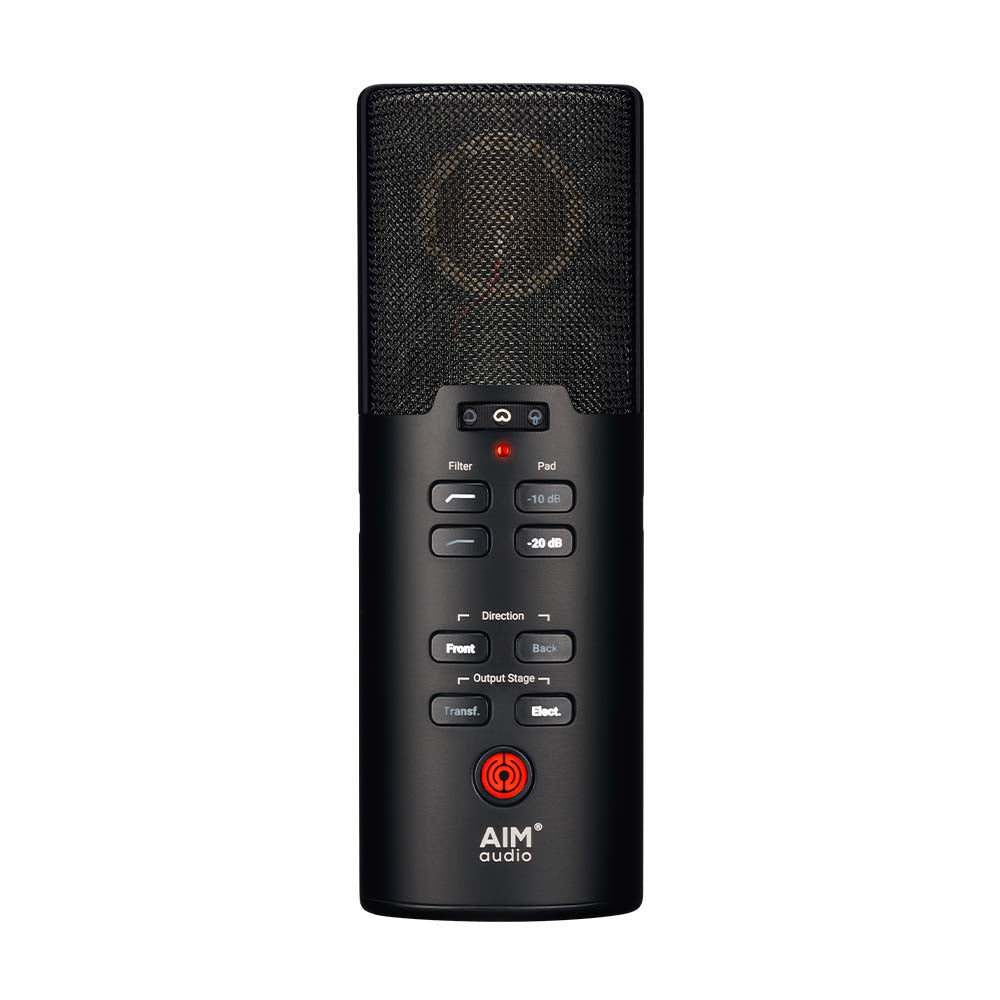 Aim Audio INSPIRE + PACK Multi-Pattern Studio Mic w ORBIT/SENTRY Shockmount & Case
