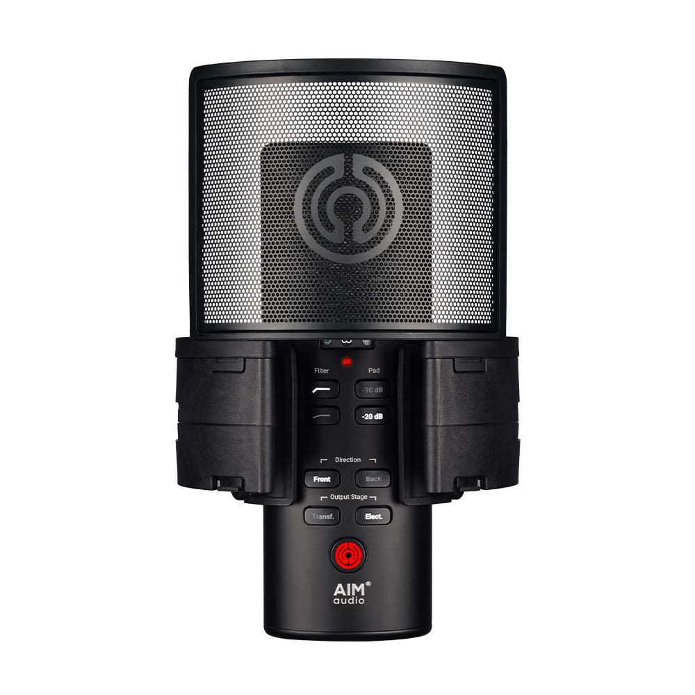 Aim Audio INSPIRE + PACK Multi-Pattern Studio Mic w ORBIT/SENTRY Shockmount & Case