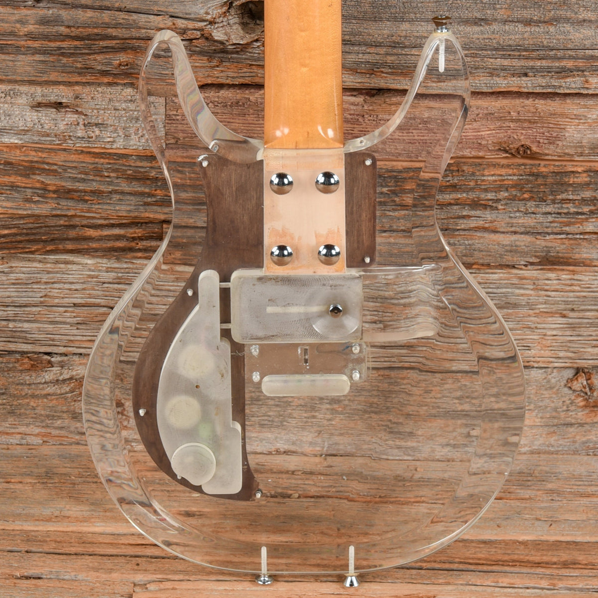 Ampeg Dan Armstrong Clear 1969 - Joe Trohman - Angle 3 | MUSICTONER