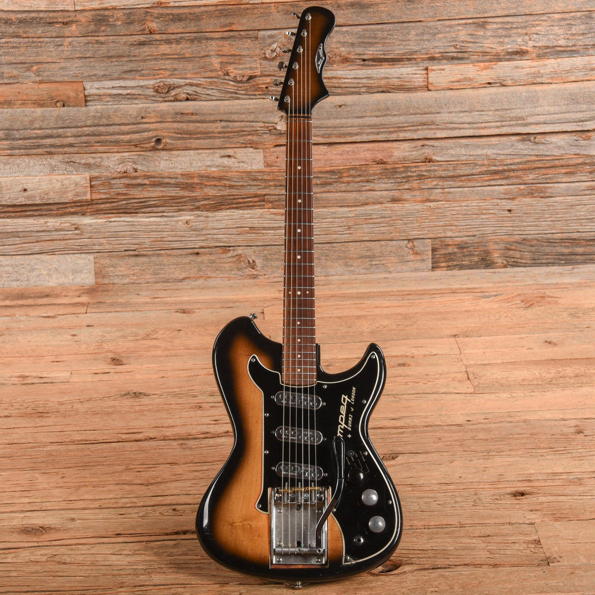 Ampeg by Burns Split Sonic Sunburst 1963 - Angle 4 | MUSICTONER