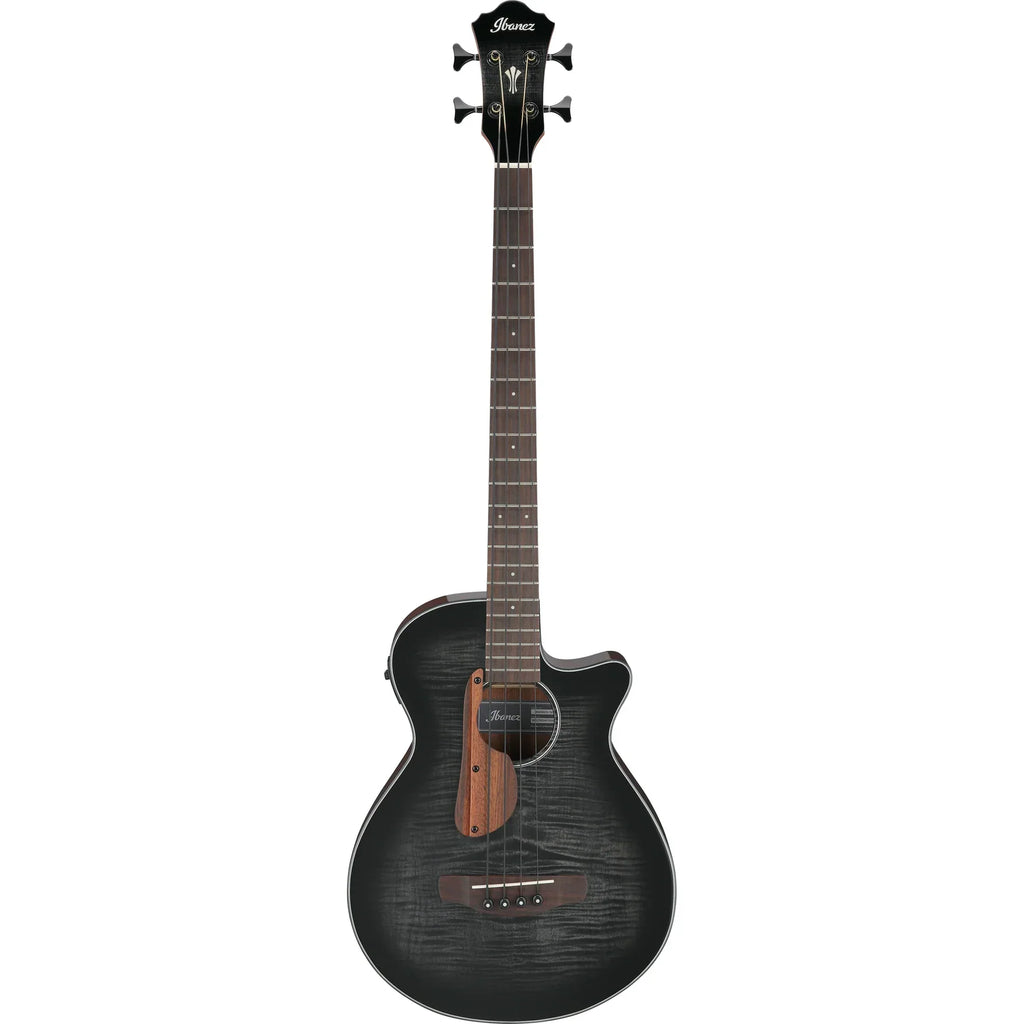 Ibanez AEGB25ETKH Acoustic Electric Bass Transparent Black Sunburst High Gloss - View 2 | MusicMarket