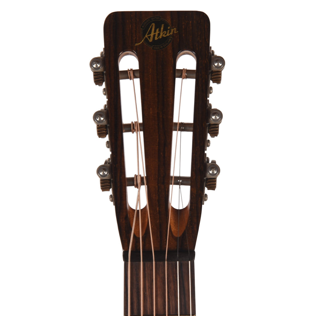 Atkin Dust Bowl 0 12-Fret Mahogany Natural w/Slotted Headstock - Angle 6 | MUSICTONER