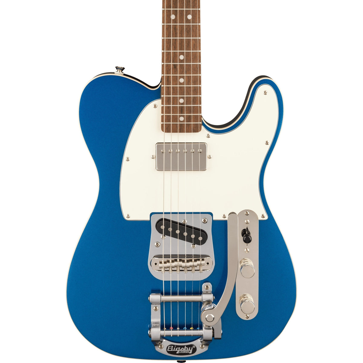 Squier Classic Vibe Custom Telecaster Bigsby Electric Guitar - Lake Placid Blue - View 3 | MusicMarket